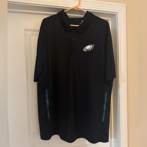 Men's Philadelphia Eagles Black Polo Shirt